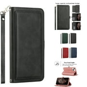 Samsung Galaxy A33 5G Phone Case, Strong Protective Kickstand Wallet Compartments for Samsung Galaxy A33 5G Phone Case Black