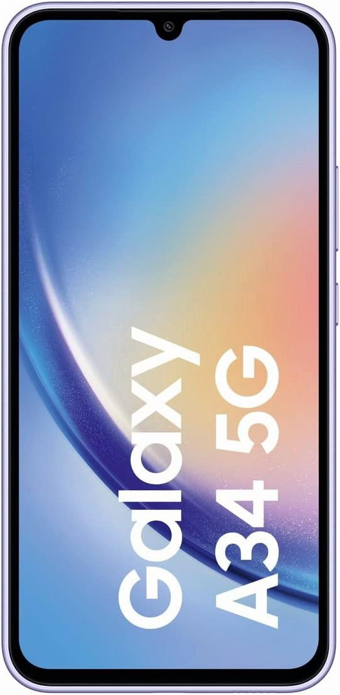 Samsung Galaxy A34 5G + 4G LTE (256GB + 8GB) 6.6