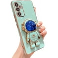 thumbnail image 1 of Samsung Galaxy A34 5G Case, Cute Galaxy A34 5G Case with 3D Astronaut Holder Samsung A34 5G Astronaut Case for Women Girls Soft TPU Full Lens Protection Shockproof Alien Case 6.6” (Green), 1 of 6