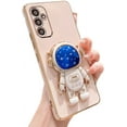 thumbnail image 1 of Samsung Galaxy A34 5G Case, Cute Galaxy A34 5G Case with 3D Astronaut Holder Samsung A34 5G Astronaut Case for Women Girls Soft TPU Full Lens Protection Shockproof Alien Case 6.6” (Pink), 1 of 7
