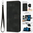 thumbnail image 1 of for Samsung Galaxy A34 5G Wallet Case with RFID Blocking Credit Card Holder, Magnetic Closure PU Leather Folio Flip Kickstand Shockproof Cover with Hand Strap Phone Case,Black, 1 of 10