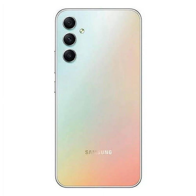 Samsung Galaxy A34 Dual-SIM 128GB ROM + 6GB RAM (Only GSM | No CDMA)  Factory Unlocked 5G Smartphone (Awesome Silver) - International Version
