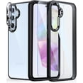 thumbnail image 1 of for Samsung Galaxy A35-5G Case: Clear Protective Phone Cases Slim Transparent Anti Yellowing Cover Rugged Shockproof Military Grade Drop Protection Tough Sturdy 6.6 Inch Clear Black, 1 of 7