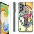 thumbnail image 1 of For Samsung Galaxy A35 5G Phone Case Cover, Shockproof Bumper Hybrid Case with Tempered Glass Screen Protector, by OneToughShield - Dream Catcher Color, 1 of 3