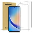 thumbnail image 1 of Samsung Galaxy A35 5G Tempered Glass Screen Protector 3 Per Pack, 1 of 7