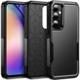 thumbnail image 1 of for Samsung Galaxy A35/A55 5G Case, [Shockproof] Military Grade Proof Protection [Dropproof] Rugged Protective Heavy Duty Phone Case Cover for Samsung Galaxy A35/A55 5G (Dark Black), 1 of 7
