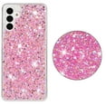 thumbnail image 1 of For Samsung Galaxy A35 Case,Cute Glitter Bling Twinkle Stardust with Drop Protection Shockproof Soft TPU Slim Flexible Phone Case Girls/Women Protective case for Samsung A35,Pink, 1 of 6