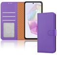 for Samsung Galaxy A35 Case Leather Wallet Book Flip Stand View