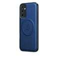 thumbnail image 1 of for Samsung Galaxy A35 Case Magnetic Bracket, Built-in Invisible Kickstand [Compatible with Magsafe] Wireless Charging PU Leather Rugged Protection for Samsung Galaxy A35 Phone Cases, Blue, 1 of 8