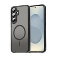 thumbnail image 1 of for Samsung Galaxy A35 Case Magnetic Phone Case Compatible with MagSafe, Soft TPU Bumper Hard Translucent Matte Back Slim Fit Shockproof Protective Case Cover for Men Women Girls - Black, 1 of 8