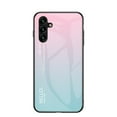 thumbnail image 1 of for Samsung Galaxy A35 Case,Tempered Glass Gradient Color Pattern + TPU Frame Hybrid Slim case for Samsung Galaxy A35, Case Anti-Scratch Anti-Drop Anti-fingerprint, Pink, 1 of 10