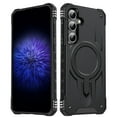 thumbnail image 1 of for Samsung Galaxy A35 Magnetic Case [Support Wireless Charging & Car Mount], Heavy Duty Rugged Shockproof Military Grade Protection Tough Durable Cover for Samsung Galaxy A35, Black, 1 of 7