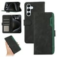 thumbnail image 1 of for Samsung Galaxy A35 Premium PU Leather Wallet Flip Case, RFID Blocking Magnetic Card Slots Cash Pocket Kickstand Multifunctional Drop Protective Phone Cover for A35, Black, 1 of 6