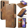 thumbnail image 1 of for Samsung Galaxy A36 5G Case, PU Leather Detachable Vintage Wallet Flip Magnetic Clousure Drop Protective Slim Phone Case Cover for Samsung Galaxy A36 5G with Card Holder - Brown, 1 of 8