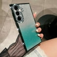 thumbnail image 1 of for Samsung Galaxy A36 5G Clear Glitter Case, Cute Luxury Bling Sparkly Diamond Rhinestones with Camera Protector Soft TPU Plating Shockproof Bumper Slim Rubber Women Girls Case,Darkgreen, 1 of 5