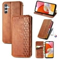 thumbnail image 1 of for Samsung Galaxy A36 5G Wallet Case, Men's Retro Premium Business PU Leather Classic Magnetic Closure Flip Case with Card Holder [RFID Blocking] Folio Kickstand Shockproof Phone Cover,Brown, 1 of 9