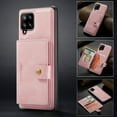 thumbnail image 1 of For Samsung Galaxy A42 Case 5G, Wallet with Detachable Magnetic Card Pockets,fit Car Mount, 2 in 1 Durable PU Leather Money Card Sleeve Kickstand Shockproof Protection Back Flip Cover - Pink, 1 of 8
