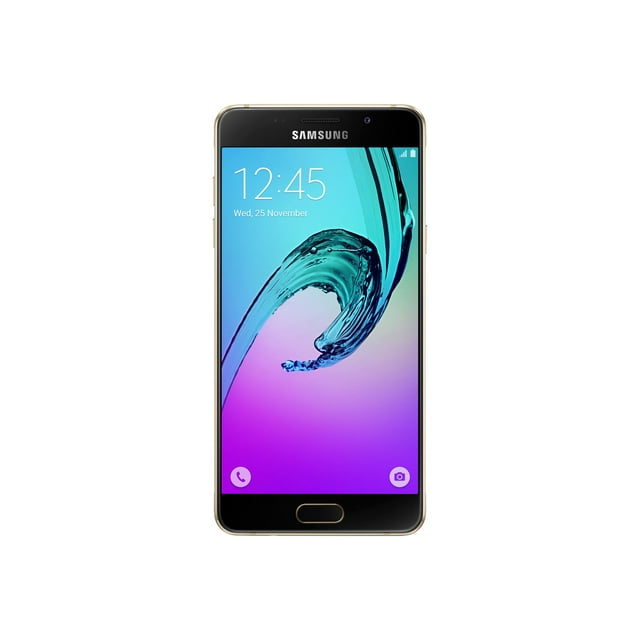 Samsung Galaxy A5 (2016) - 4G smartphone - dual-SIM - RAM 2 GB / Internal Memory 16 GB - microSD slot - OLED display - 5.2" - 1920 x 1080 pixels - rear camera 13 MP - front camera 5 MP - gold