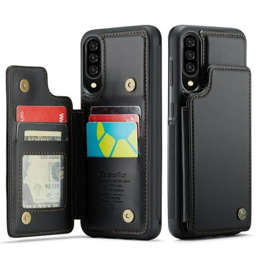 for Samsung Galaxy A50 Case with Card Holder, Wallet Case for Women Men with RFID Blocking, Durable Leather Kickstand Magnetic Clasp Shockproof Phone Case for Samsung Galaxy A50