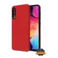 thumbnail image 1 of Samsung Galaxy A50 Phone Case Slim Hybrid Armor Grip Shockproof Impact [Shock Absorption] Rubber Dual Layer Rugged Protective Hard PC Bumper Frame & Soft TPU Red Cover for Samsung Galaxy A50 [A505], 1 of 5