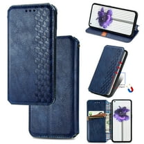 for Samsung Galaxy A51 4G Wallet Case, Men's Retro Premium Business PU Leather Classic Magnetic Closure Flip Case with Card Holder [RFID Blocking] Folio Kickstand Shockproof Phone Cover,Blue