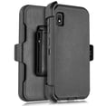 thumbnail image 1 of for Samsung Galaxy A51 5G (NOT FIT A51 4G) Phone Case Dual Layer Full-Body Rugged Clear Back Case Drop Resistant Shockproof Case with Built In Screen Protector Black, 1 of 7