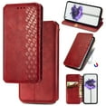 thumbnail image 1 of for Samsung Galaxy A51 5G Wallet Case, Men's Retro Premium Business PU Leather Classic Magnetic Closure Flip Case with Card Holder [RFID Blocking] Folio Kickstand Shockproof Phone Cover,Red, 1 of 7