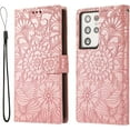 thumbnail image 1 of for Samsung Galaxy A51 A14 A34 A54 4G 5G Case, Versatile Unique Printed Leather Phone case, Card Slots Wallet Skin-Friendly Protector Cover Bumper(Pink,A34), 1 of 8