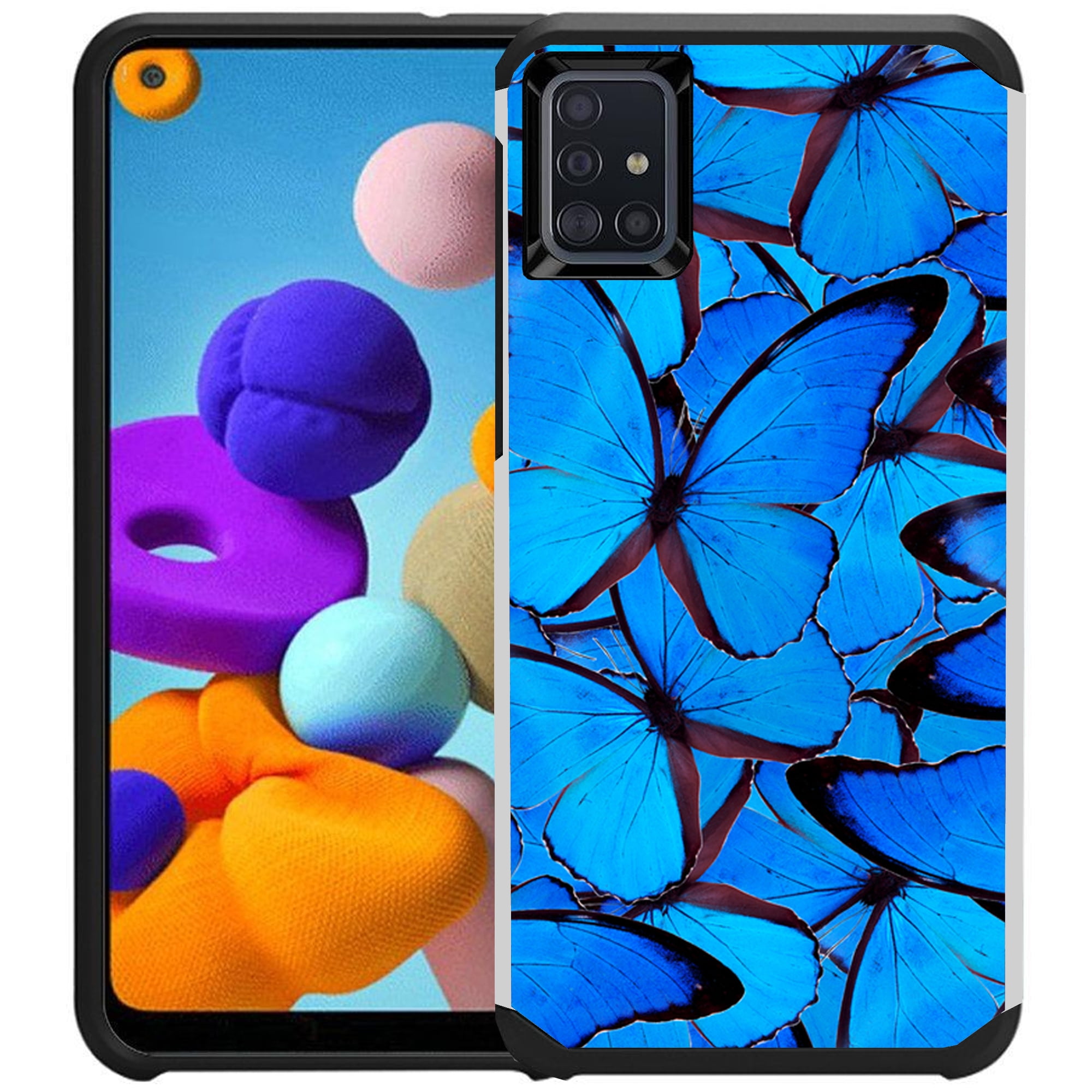 Samsung Galaxy A51 Case Colorful Design Hybrid Armor Case