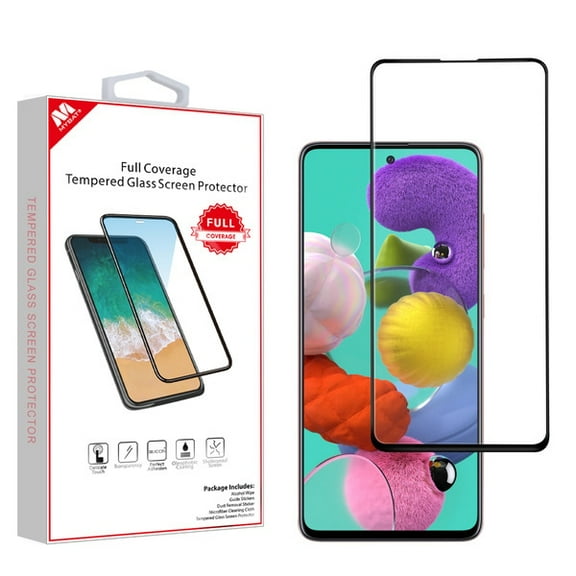 Samsung Galaxy A51 Shockproof Tempered Glass LCD Screen Protector FULL COVERAGE Guard 9H 3D Premium Screen Protector HD Clear, Anti-Fingerprint, Anti-Scratch for Samsung Galaxy A51 /2020