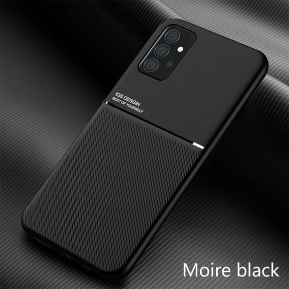 for Samsung Galaxy A52 5G Case, Luxury Ultra Slim with Magnetic Matte Dual Layer Shockproof Bumper Frame Drop Protection Hybrid Phone Case Cover for Samsung Galaxy A52 5G,Black
