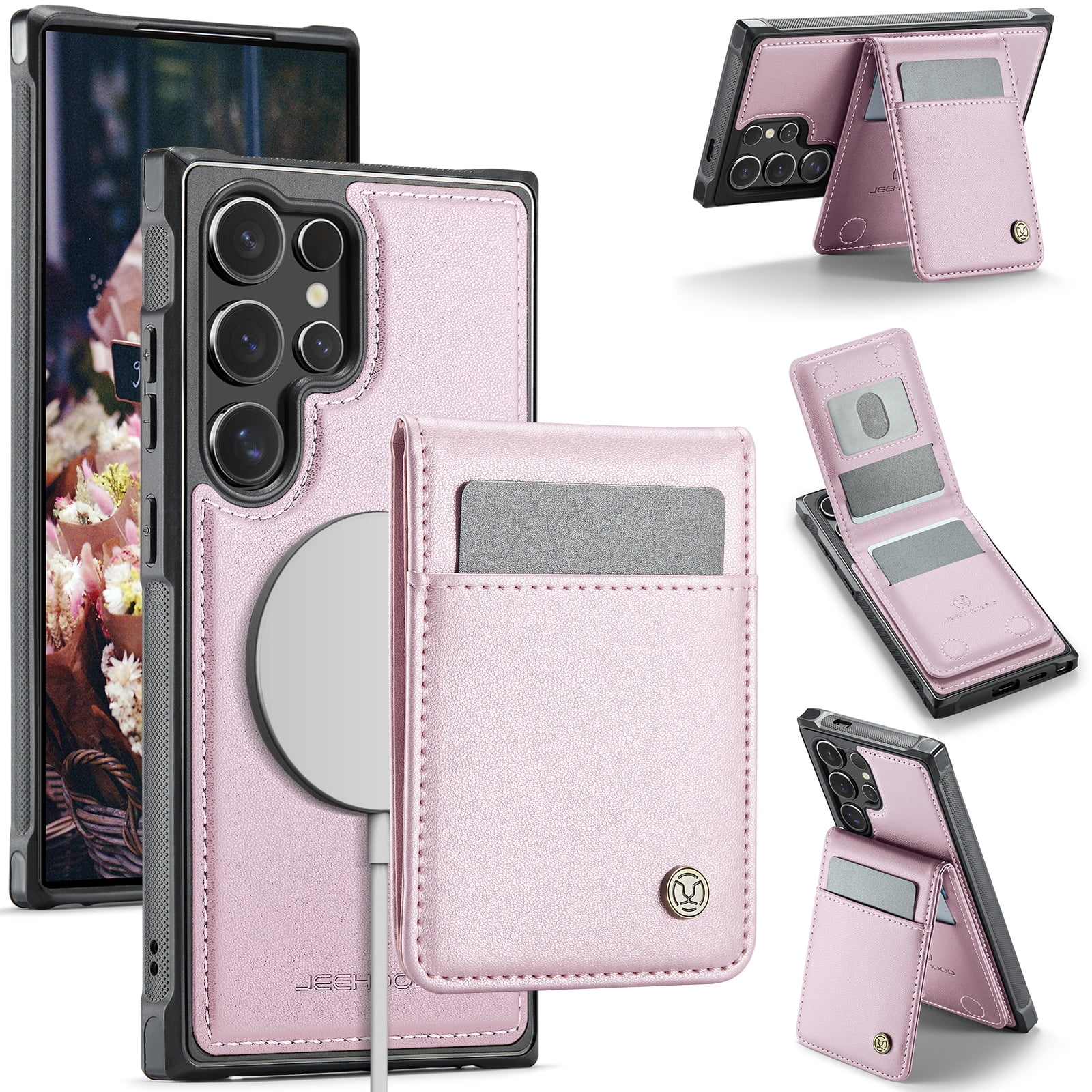 for Samsung Galaxy A52 5G Case with RFID Blocking Card Holder Samsung