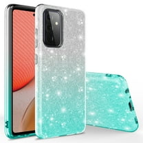 Samsung Galaxy A52 5G Case, Rosebono Cute Fashinon Slim Luxury Shinning Sparkle Bling Classy Glitter Sparkle Girl Girly Women Protective Cover for Samsung Galaxy A52 5G