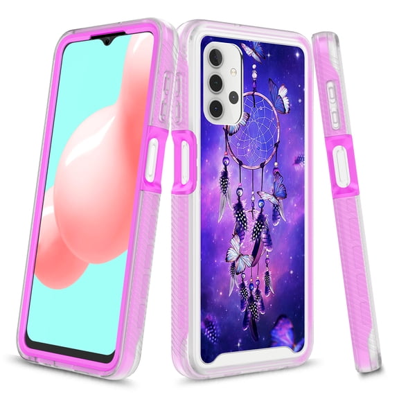 Samsung Galaxy A52 5G Case, Rosebono Graphic Design Shockproof Impact Resistant Protective Full-Body Rugged Clear Hybrid Bumper Case for Samsung Galaxy A52 5G (Dream Catcher)