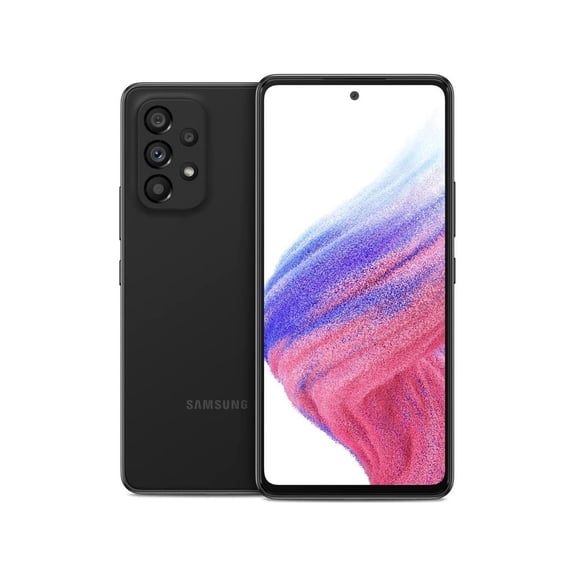 Restored Samsung Galaxy A53 5G A536U (Fully Unlocked) 128GB Awesome Black (Refurbished)
