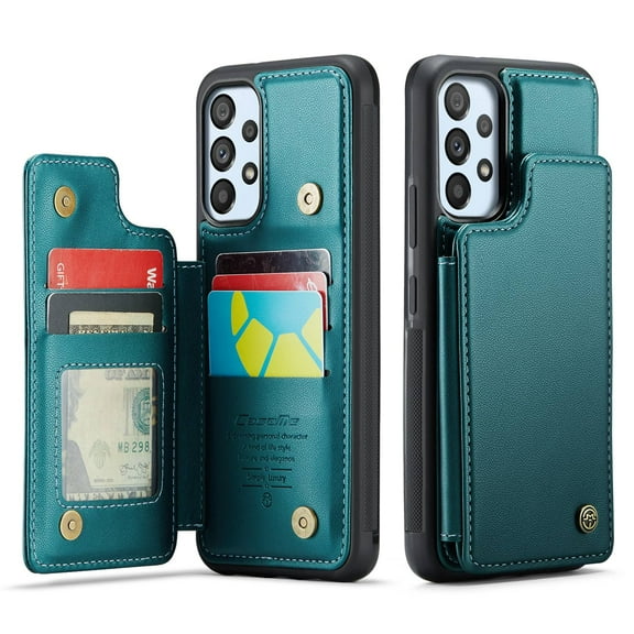 for Samsung Galaxy A53 5G Case with Card Holder, Wallet Case for Women Men with RFID Blocking, Durable Leather Kickstand Magnetic Clasp Shockproof Phone Case for Samsung Galaxy A53 5G