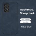 thumbnail image 1 of for Samsung Galaxy A53 5G Case, Classic Soft TPU and PU Leather Slim Cover Case, Anti-Vibration Anti-Slip Ultralight Luxury Phone Case Cover for Galaxy A53 5G for Men & Women, Navyblue, 1 of 6