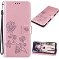 thumbnail image 1 of for Samsung Galaxy A53 5G (Not 4G) Wallet Case for Women, Rose Flower Cover with Credit Card Holder Cash Pockets [Wrist Strap] Flip Phone Case for Samsung Galaxy A53 5G RS Pink, 1 of 4