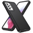thumbnail image 1 of for Samsung Galaxy A53 5G Phone Case, Hybrid Hard PC Back + Silicone EVA Shockproof Protective Dustproof Non-Slip Heavy Duty Rugged Phone Case Cover for Samsung Galaxy A53 5G, Black, 1 of 7