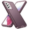 thumbnail image 1 of for Samsung Galaxy A53 5G Phone Case, Hybrid Hard PC Back + Silicone EVA Shockproof Protective Dustproof Non-Slip Heavy Duty Rugged Phone Case Cover for Samsung Galaxy A53 5G, Purple, 1 of 7