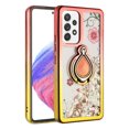 thumbnail image 1 of Samsung Galaxy A53 5G Phone Case, Slim 100% Fit Glitter Ring Kickstand Dual Colors Shock Resistant for Samsung Galaxy A53 5G Phone Case Rose Gold/Gold, 1 of 5