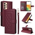 thumbnail image 1 of for Samsung Galaxy A53 5G Wallet Flip Case, Classic PU Leather Card Slots with Lanyard Magnetic Closure Kickstand Drop Protective Soft TPU Inner Case for Samsung Galaxy A53 5G, Winered, 1 of 6