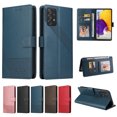thumbnail image 1 of Samsung Galaxy A53 Wallet Case 5G, Dteck Premium Shockproof PU Leather Stand Flip Cover Case Durable Credit Slots Retro Card Holder Folio Cover For Samsung Galaxy A53 5G,Blue, 1 of 13