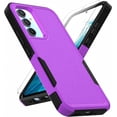 thumbnail image 1 of for Samsung Galaxy A54 5G Case: Dual Layer Protective Heavy Duty Cell Phone Cover Shockproof Rugged with Screen Protector - Military Protection Bumper Tough - Samsung Galaxy A54 2023, 6.4inch, Purple, 1 of 14