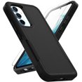 thumbnail image 1 of for Samsung Galaxy A54 5G Case: Dual Layer Protective Heavy Duty Cell Phone Cover Shockproof Rugged with Screen Protector - Military Protection Bumper Tough - Samsung Galaxy A54 2023, 6.4inch, Black, 1 of 8
