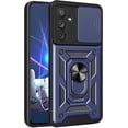 thumbnail image 1 of for Samsung Galaxy A54 5G Case with Slide Camera Cover, Military Grade Drop Protective Phone Cover Case with Ring Kickstand for Samsung Galaxy A54 5G SJ Blue, 1 of 8