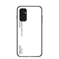 thumbnail image 1 of Samsung Galaxy A54 5G Case,Tempered Glass Gradient Color Pattern + TPU Frame Hybrid Slim case for Samsung Galaxy A54 5G 6.4 inch, Case Anti-Scratch Anti-Drop Anti-fingerprint, White, 1 of 10