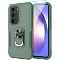 thumbnail image 1 of for Samsung Galaxy A54 5G Case with Tempered Glass Screen Protector,Heavy-Duty Tough Rugged Phone Case Cover with Ring Holder Kickstand for Galaxy A54 5G (6.4", 2023) [Dark Green], 1 of 13