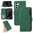 thumbnail image 1 of for Samsung Galaxy A54 5G Premium PU Leather Wallet Flip Case, RFID Blocking Magnetic Card Slots Cash Pocket Kickstand Multifunctional Drop Protective Phone Cover for A54 5G, Green, 1 of 6