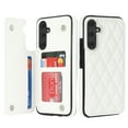 thumbnail image 1 of for Samsung Galaxy A54 5G Wallet Case with Card Holder RFID Blocking,Dimaond Patterned Elegent PU Leather,Double Back Flip Kickstand Magnetic Clasp Durable Shockproof Cover,White, 1 of 7